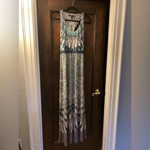 Bcbgmaxazria boho maxi dress size M